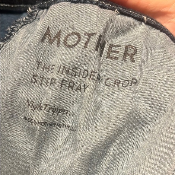 Mother The Insider Crop step fray Jeans - Picture 2 of 7